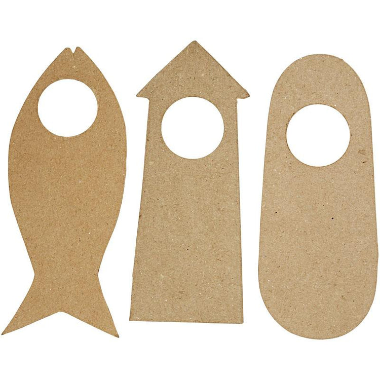 Creativ Company Türhänger, Größe 10x25 cm, 6 Stück, 1 Box