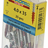 Rotadrill 1039778 - Universalschraube VK PZD VZ 4,0x35mm (25) | 6 Stück