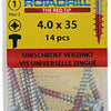 Rotadrill 1039845 - Universalschraube ck pzd vz 4,0x35mm (14) | 6 Stück
