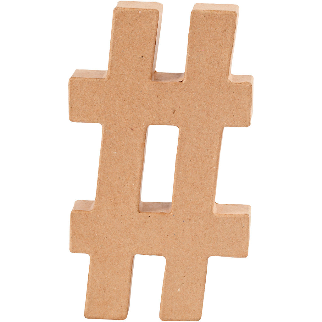 Creativ Firmenschild, #, H: 20,5 cm, Stärke 2,5 cm, 1 Stück