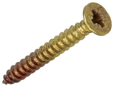 Rotadrill 1039891 - Universalschraube Messing VK PZD 4,0x35mm (5) | 6 Stück