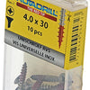 Rotadrill 1039859 – Universalschraube VK PZD Edelstahl-A2 4,0 x 30 mm (10) | 6 Stück