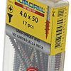 Rotadrill 1039867 - Universalschraube VK PZD Edelstahl 4,0x50mm (17) | 6 Stück