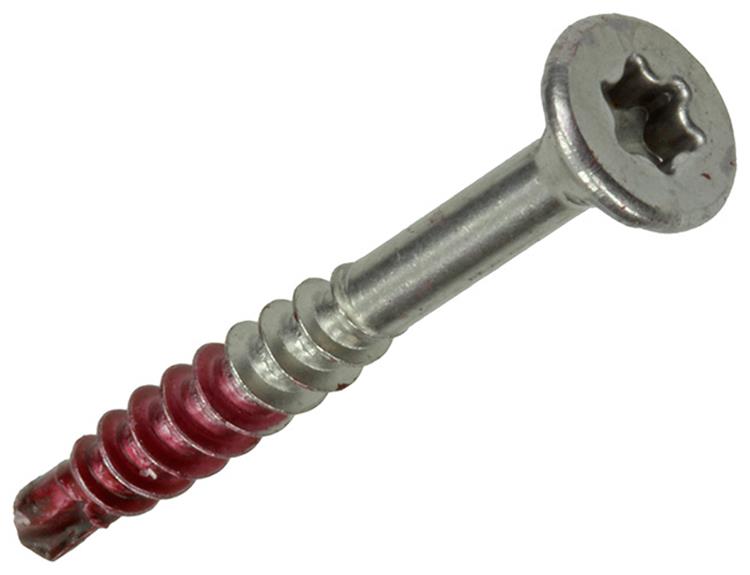 Rotadrill 1039901 – Hartholzschraube selbstschneidend sppls.edelstahl t25 4,5x40mm (40) | 6 Stück