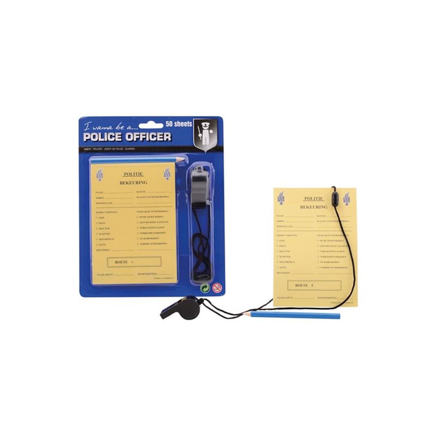 Johntoy Police Coupon Broschüre