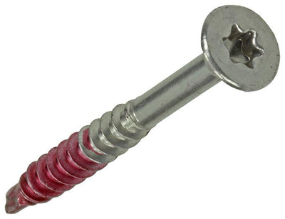 Rotadrill 1039904 – Hartholzschraube selbstschneidend sppls.edelstahl t25 5,0x50mm (30) | 6 Stück