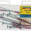 Rotadrill 1039823 - Universalschraube VK PZD VZ 6,0x80mm (12) | 6 Stück