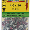 Rotadrill 1039932 - Universalschraube vktx vz 4,0x16mm (95) | 6 Stück
