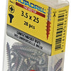 Rotadrill 1039871 – Universalschraube LK PZD Edelstahl-A2 3,5 x 25 mm (28) | 6 Stück