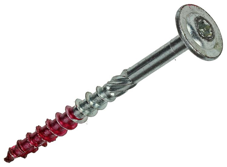 Rotadrill 1039921 - Holzbauschraube Senkkopf VZ TX 8,0x100mm(4) | 6 Stück