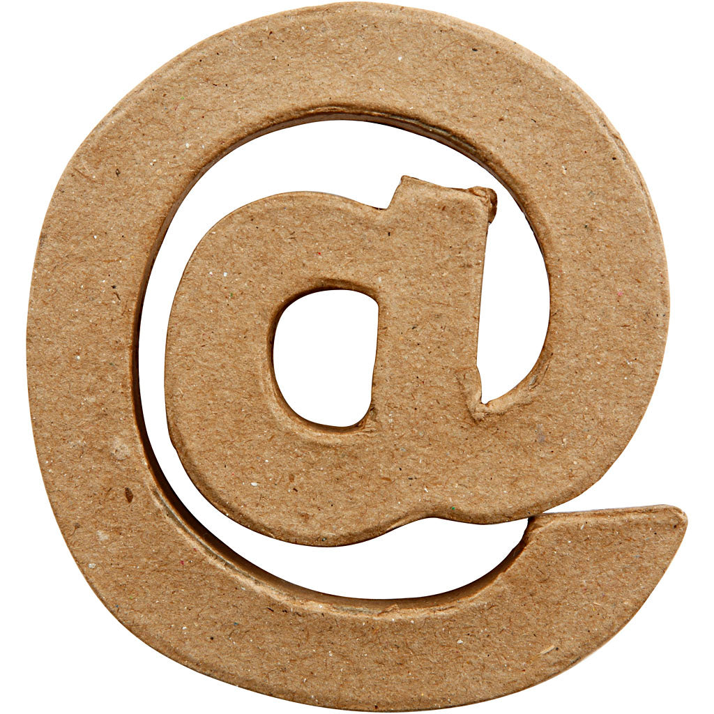 Creativ Firmenschild, @, H: 10 cm, B: 9 cm, Stärke 1,7 cm, 1 Stück