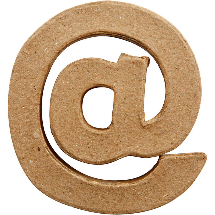 Creativ Firmenschild, @, H: 10 cm, B: 9 cm, Stärke 1,7 cm, 1 Stück