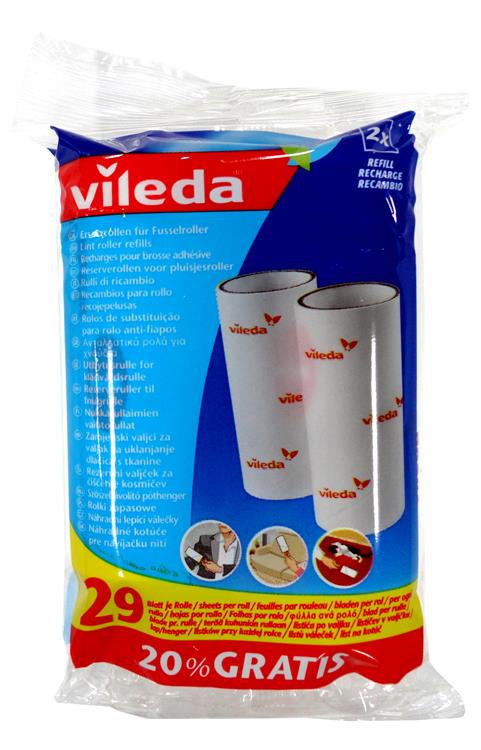 Vileda Vileda Ersatzkleberbürste 2x29 Blätter