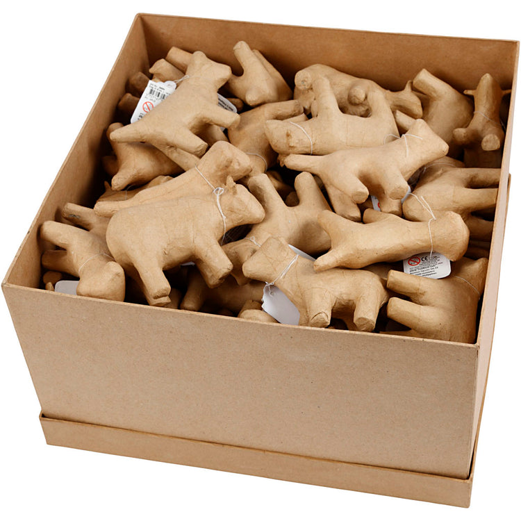 Creativ Company Bauernhoftiere, H: 8-12 cm, 60 Stück 1 Box