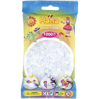 Hama -Eisenperlen bügeln Perlen 1000 Stück transparent