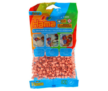 Hama Iron Perlen Lachsfarbe 1000 Stücke