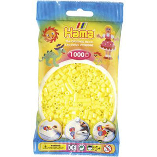 Hama -Eisenperlen 1000 Stücke gelbe Pastell