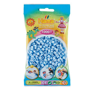Hama Eisenperlen Eisblau Pastell 1000 Stücke