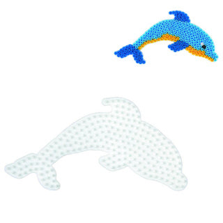 Hama Eisenperlenplatte Delphin