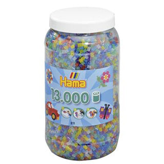 Hama -Eisenperlen in Pot Glittermix (054), 13.000.