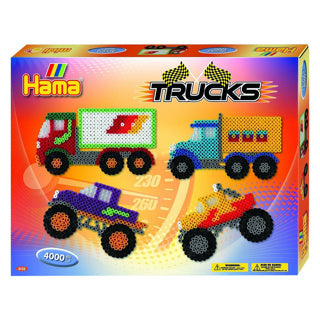 Hama -Eisenperlen setzten Lastwagen 4000 Papes