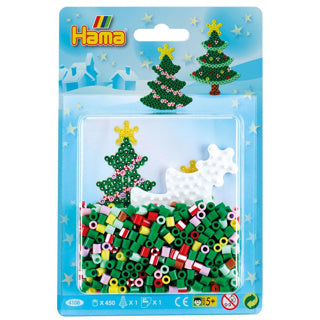 Hama Bügelperlen Blisterpackung Weihnachtsbaum 450 Stück | 6 Stück