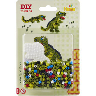 Hama Iron Perlen Dino Mini Set 450 Papes