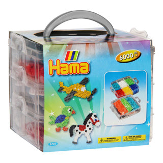 Hama -Bügelnperle in Sorting Bin, 6000st.