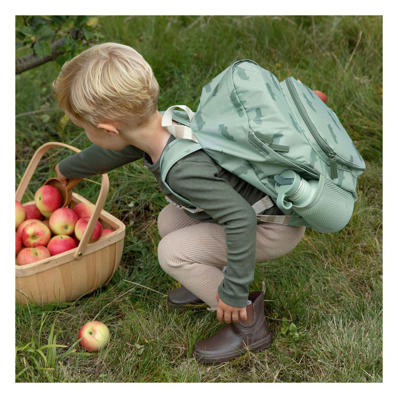Erledigt von Hirschkindern Rucksack Croco Green 5 l
