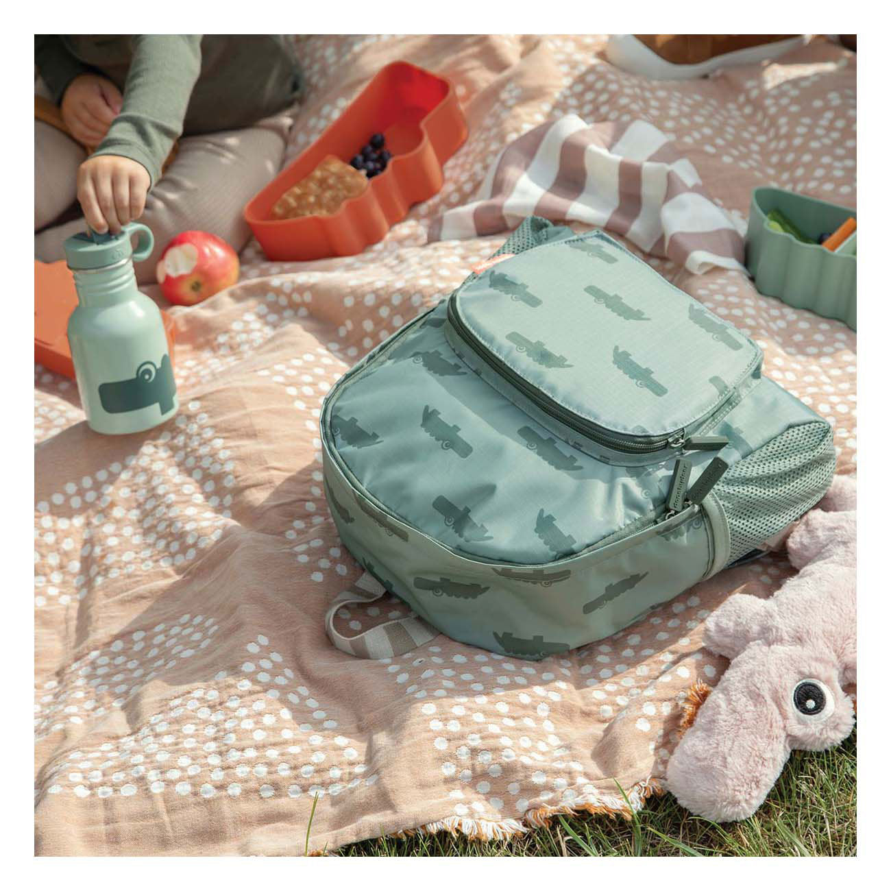 Erledigt von Hirschkindern Rucksack Croco Green 5 l