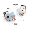 Erledigt von Hirsch Handgelenk Rassel Happy Clouds Blue, 2..