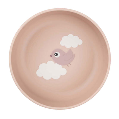 Erledigt von Deer Food Bowl Happy Clouds Pink