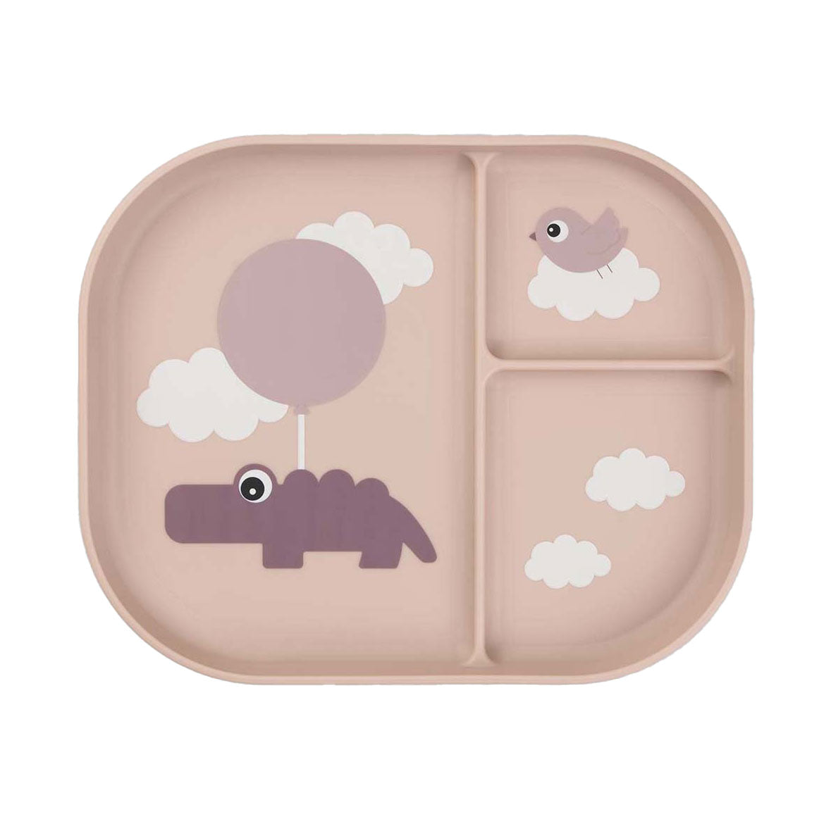 Erledigt von Hirschkompartmentplatte Happy Clouds Pink