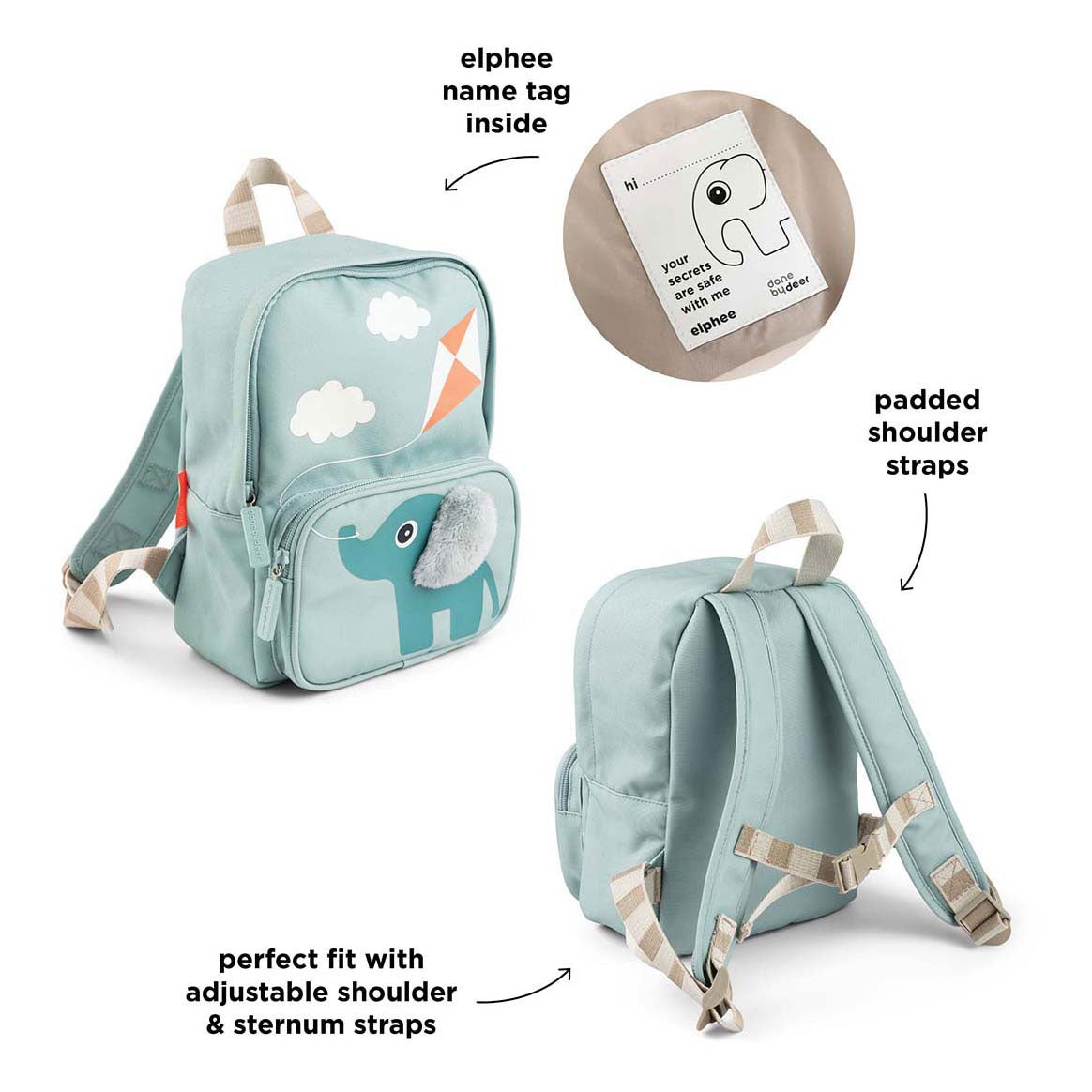 Erledigt von Hirschkindern Rucksack Elphee Blue 4 l