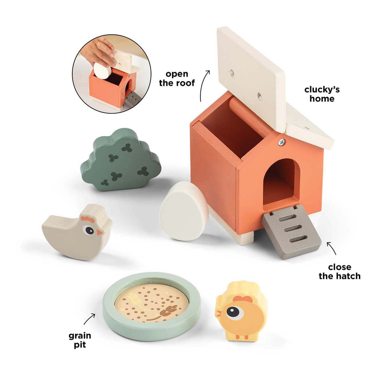 Erledigt von Hirsch Tiny Farm Holoden Play Set Clucky