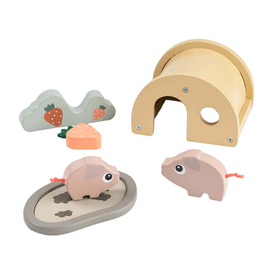 Erledigt von Hirsch Tiny Farm Holzspiel -Set -Taube
