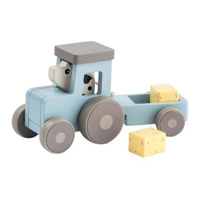 Erledigt von Hirsch Tiny Farm Holztraktor Dotti Blue