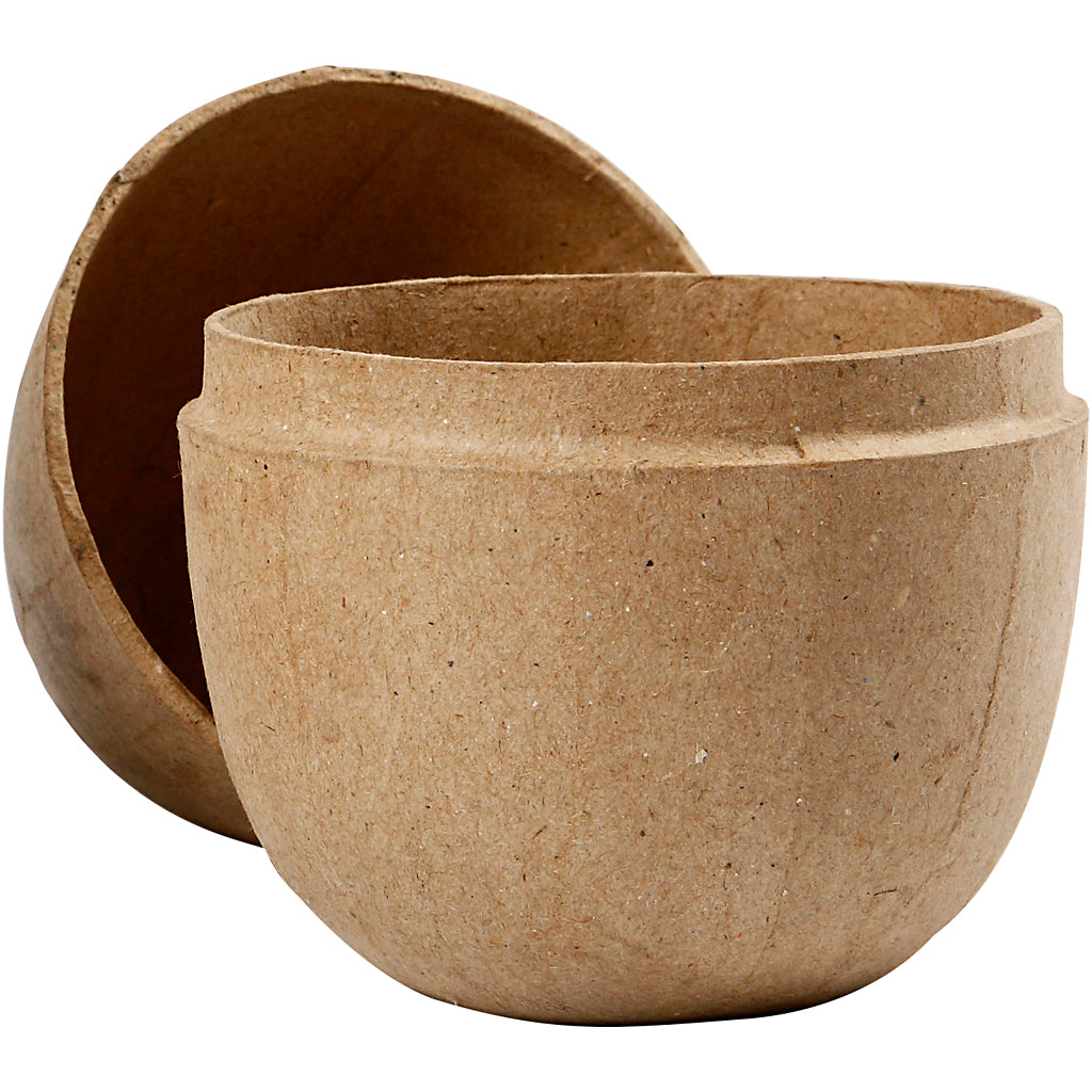 Creativ Company 2-teiliges Ei, H: 12 cm, T 9 cm, 1 Stück