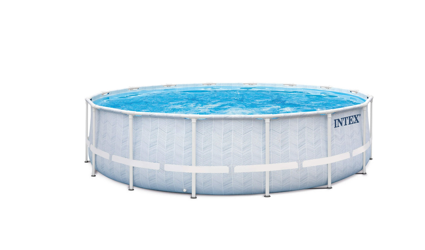 Intex Chevron Prism Frame Swimmingpool 488 x 122 cm