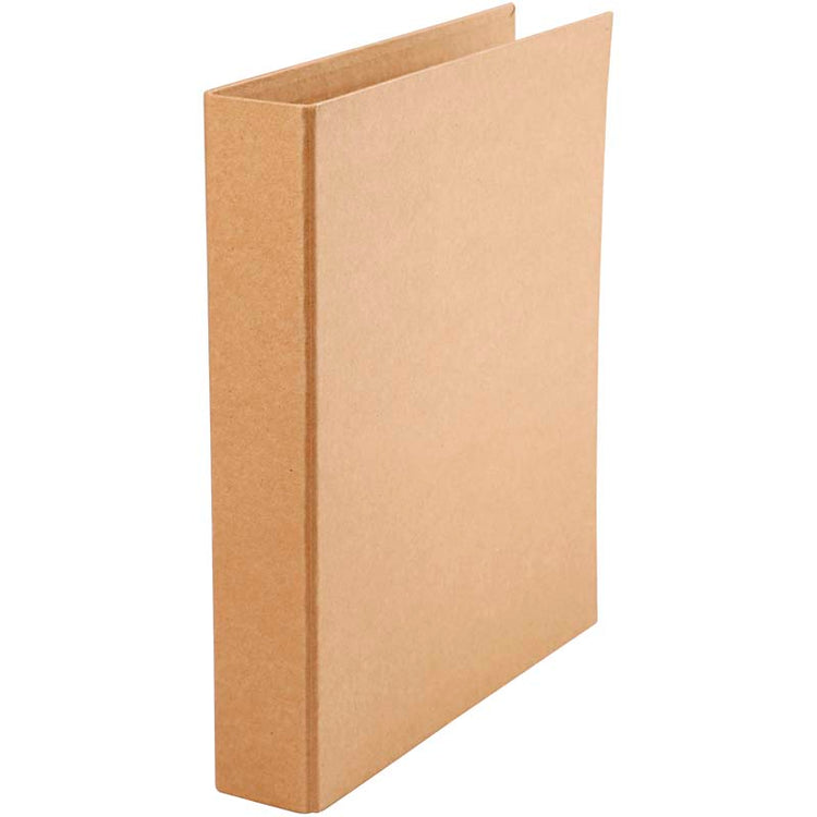 Creativ Company Ringbinder, B: 50 mm, Größe 28x31,5 cm, 2 Ringe, natur, 1 Stück