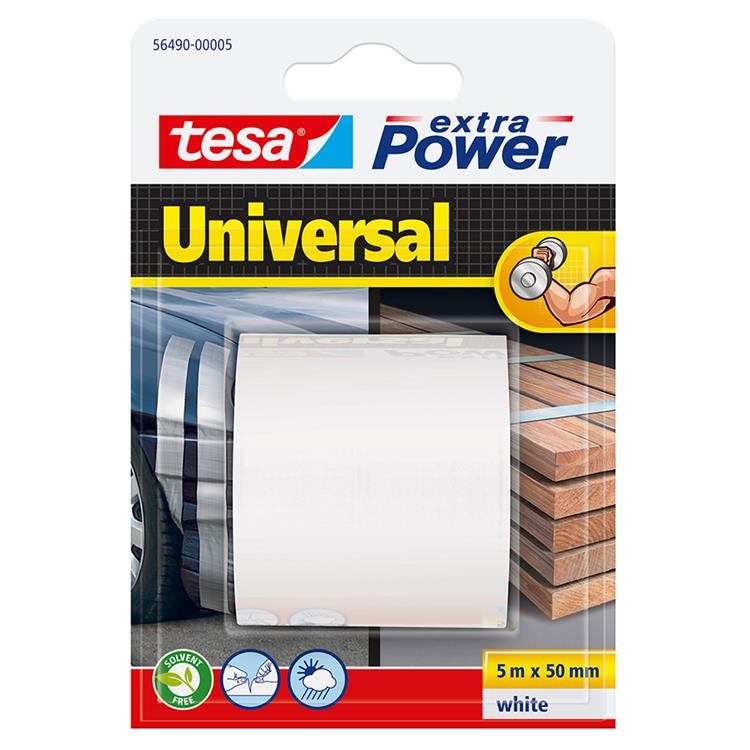 Tesa 1005234 - xp univ. weiß 5m:50mm | 4 Stück
