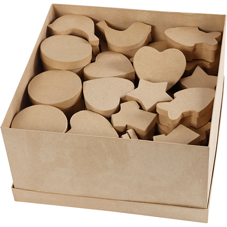 Creativ Firmenboxen, Größe 6-11 cm, 63 Stück 1 Box