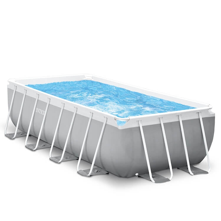 Intex Prism Frame Swimmingpool 488 x 244 x 107 cm rechteckiger Schwimmbad