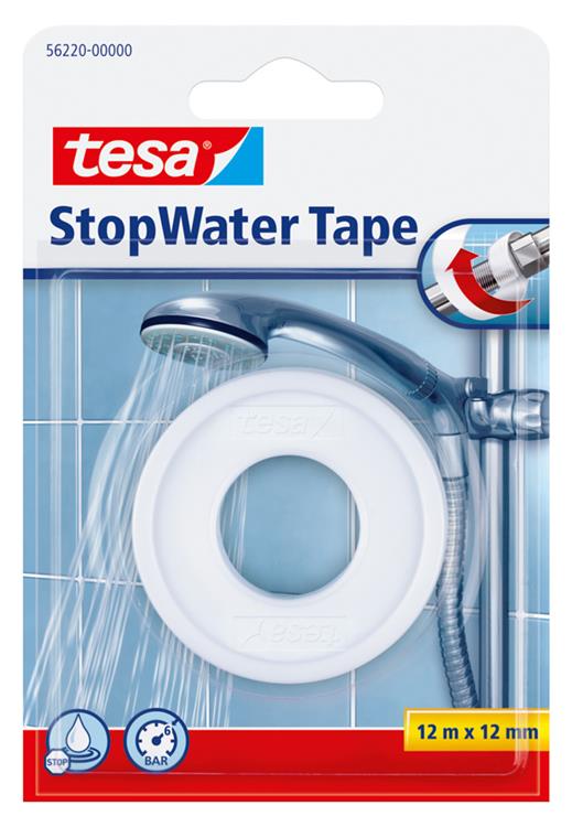 Tesa 1005142 - Wasserstoppband 12mx12mm | 6 Stück