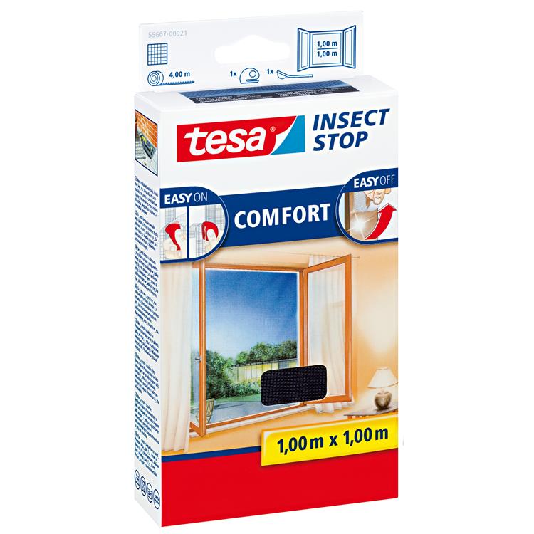 Tesa 1050470 – Komfort – Fliegengitter | 8 Stück