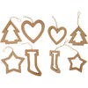 Creativ Company Weihnachtsschmuck, H: 9+12 cm, 24 Stück, 1 Box