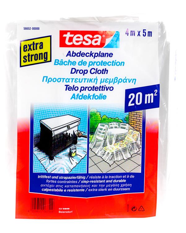 Tesa 1004689 – Abdeckfolie extra dehnbar.20m2 | 5 Stück