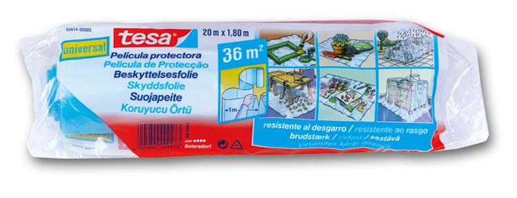 Tesa 1004691 - Abdeckfolie uni.20mx1,8m | 10 Stück