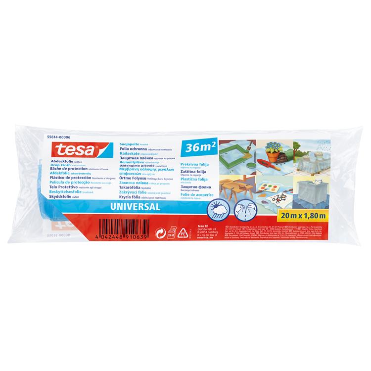Tesa 1004691 - Abdeckfolie uni.20mx1,8m | 10 Stück