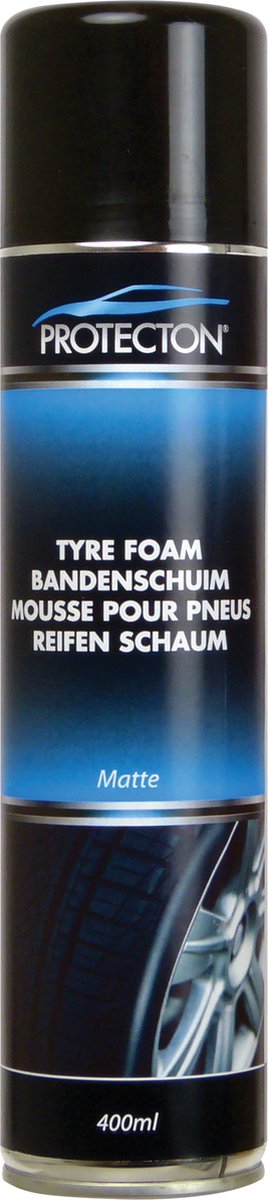 Protecton Reifenschaum – vor der Reinigung und Konditionierung – hinterlässt eine Schutzschicht – intensiviert die Farbe – 400 ml